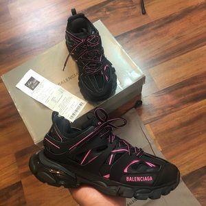 Balenciaga Track Sneakers 'Black Pink'